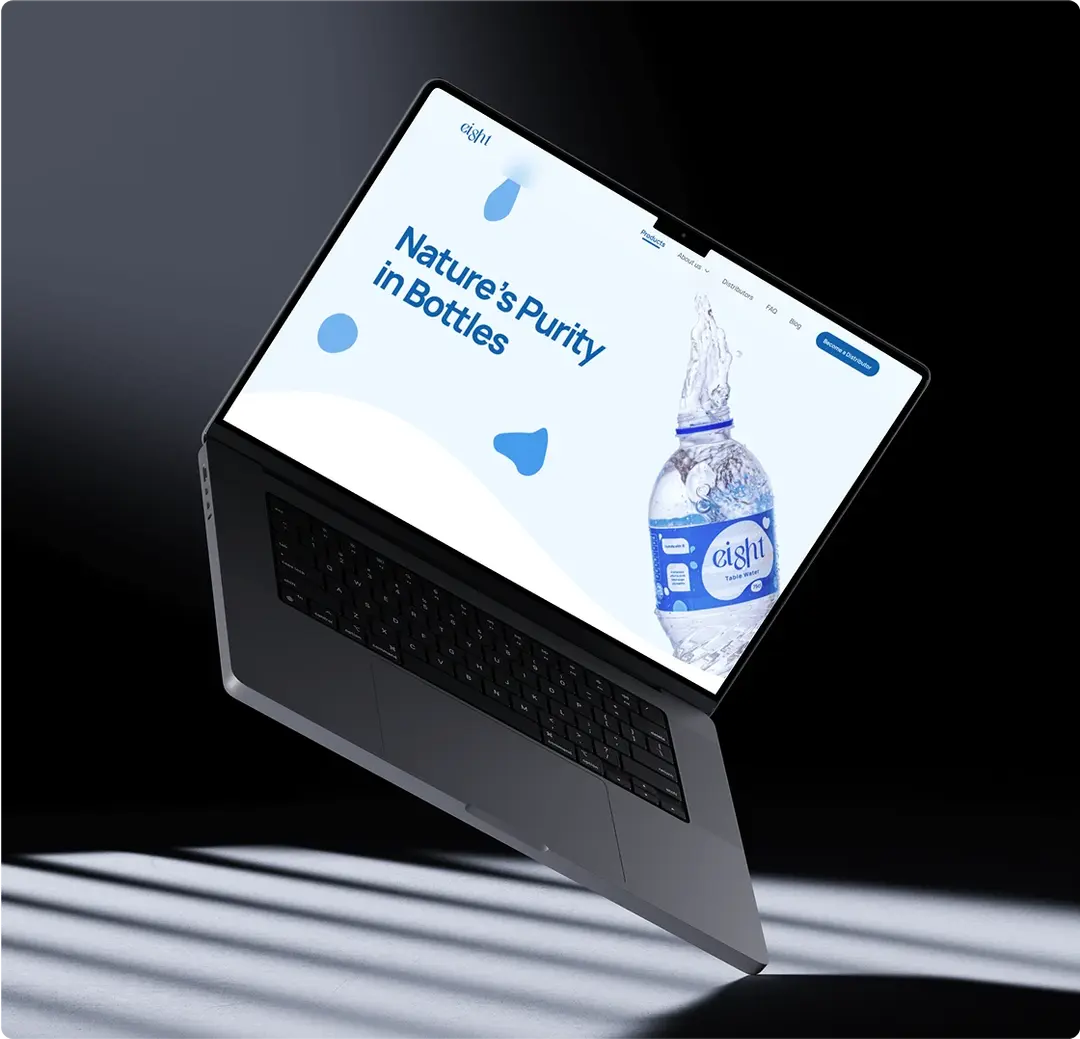 Eight water website